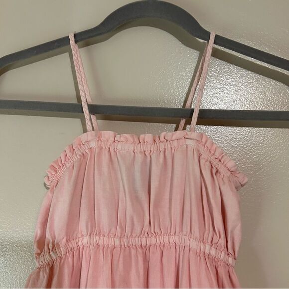 Old Navy Girls Sun Dress Size 8 Coral Fade with floral sequins - Picture 6 of 7